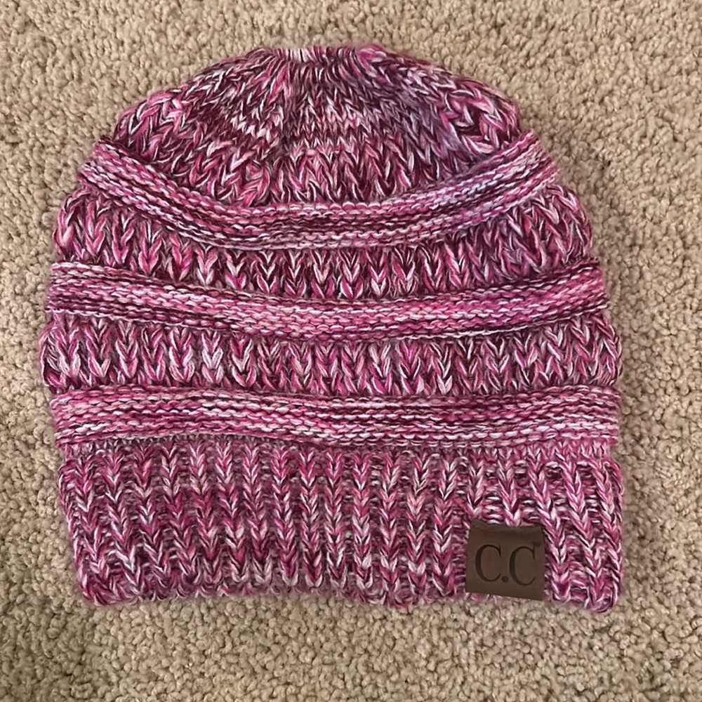 CC Exclusives Girl’s Multi-Toned Ponytail Beanie
